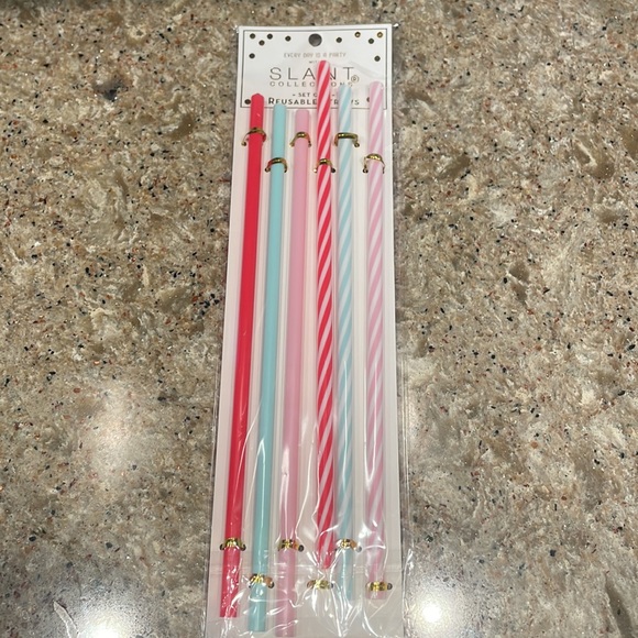 NEW Slant Collections Reusable Straws - Snow Much Fun - Picture 4 of 6